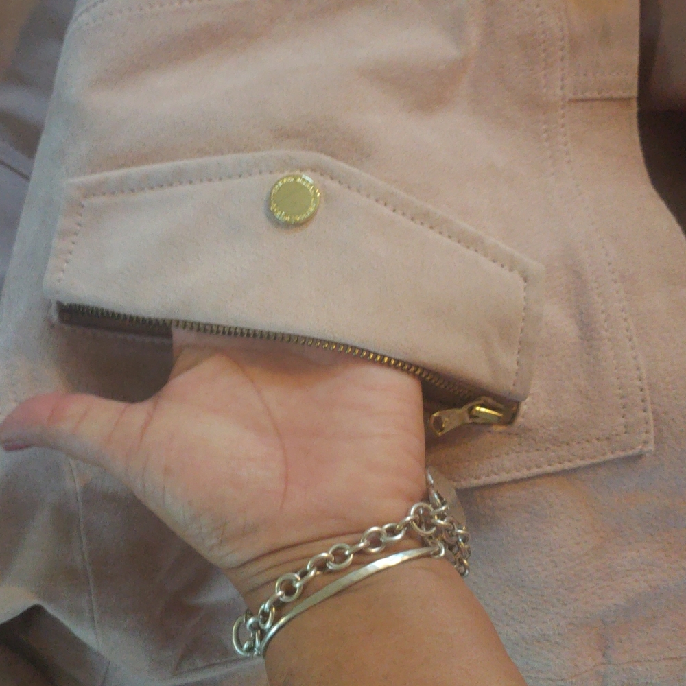 ISAAC MIZRAHI LIVE SUEDE FLIGHT JACKET SIZE 22 IN WOMENS - Picture 14 of 14